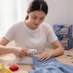 BATTERY-OPERATED HANDHELD SEWING MACHINE (HANDY STITCHES)
